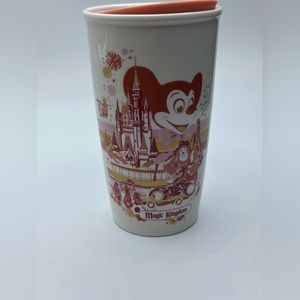 Magic Kingdom Starbucks Ceramic Tumbler from Walt Disney World 50th Anniversary